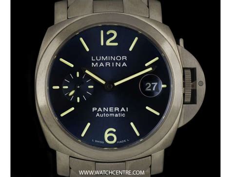 40mm panerai titanium